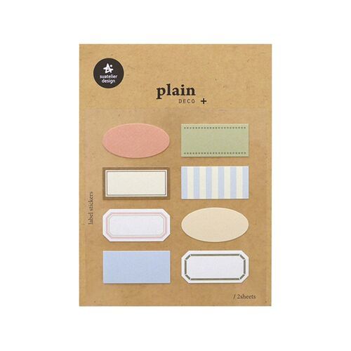 Plain Deco Sticker v75