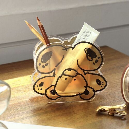 Animal Friends Acrylic Pen Holder - Image 3