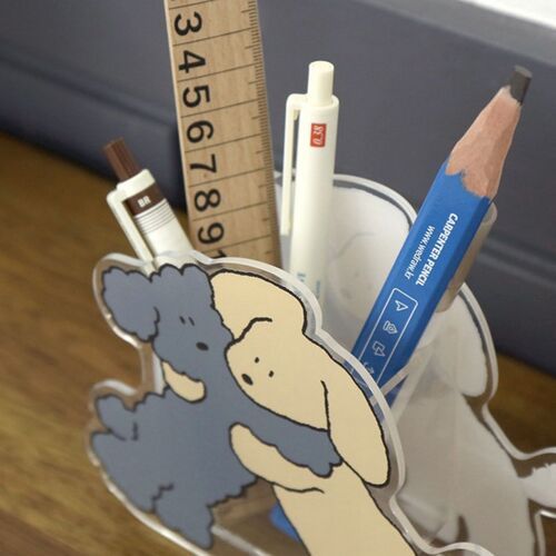 Animal Friends Acrylic Pen Holder - Image 8
