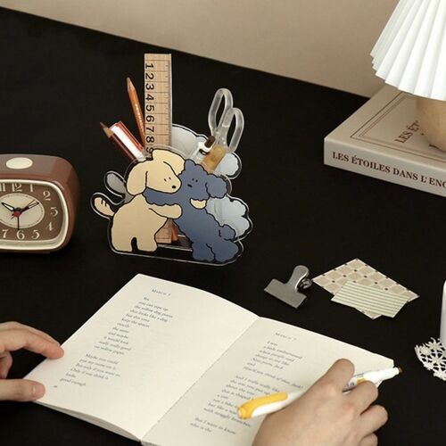 Animal Friends Acrylic Pen Holder - Image 16