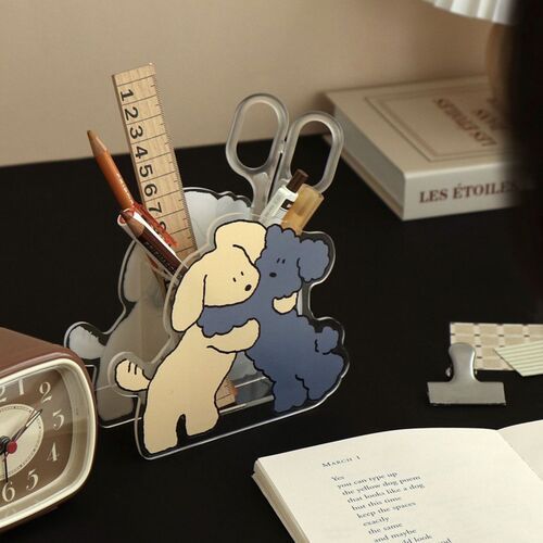Animal Friends Acrylic Pen Holder - Image 17