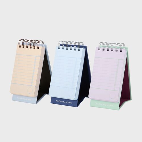 Checklist Spiral Standing Notebook