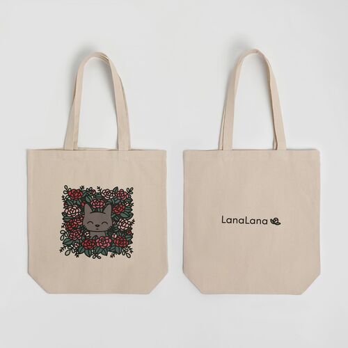 Lana Cat Love Tote Bag - Image 6