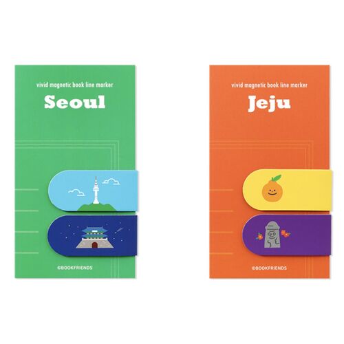 2pcs Vivid Magnetic Index Bookmark Set - Image 2