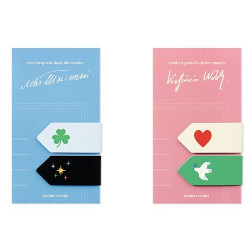 2pcs Vivid Magnetic Index Bookmark Set - Image 3
