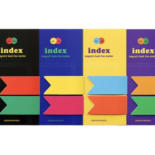 2pcs Vivid Magnetic Index Bookmark Set - Image 4