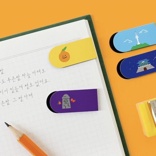 2pcs Vivid Magnetic Index Bookmark Set - Image 5