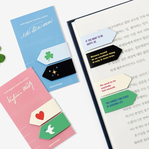 2pcs Vivid Magnetic Index Bookmark Set - Image 7