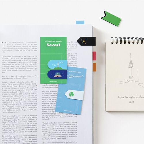 2pcs Vivid Magnetic Index Bookmark Set - Image 11