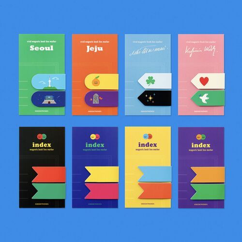 2pcs Vivid Magnetic Index Bookmark Set - Image 19