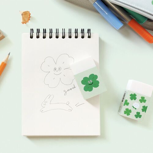 Smile Happy & Lucky Eraser - Image 3