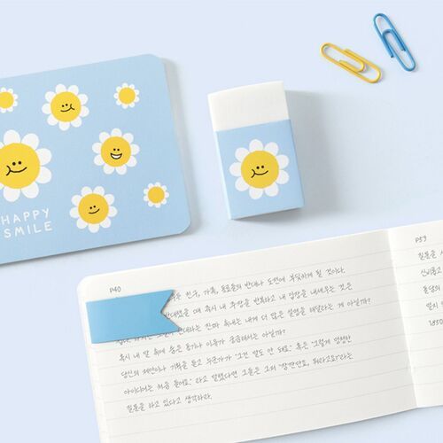 Smile Happy & Lucky Eraser - Image 2