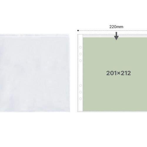 Basic 6 Ring A5 Wide Double-sided Pocket Refill - Image 6