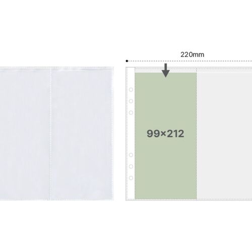 Basic 6 Ring A5 Wide Double-sided Pocket Refill - Image 7