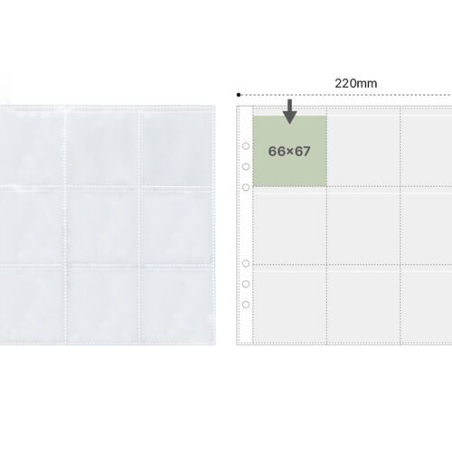 Basic 6 Ring A5 Wide Double-sided Pocket Refill - Image 14