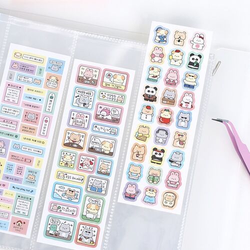 Basic 6 Ring A5 Wide Double-sided Pocket Refill - Image 16