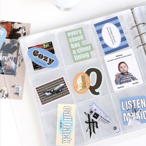 Basic 6 Ring A5 Wide Double-sided Pocket Refill - Image 19