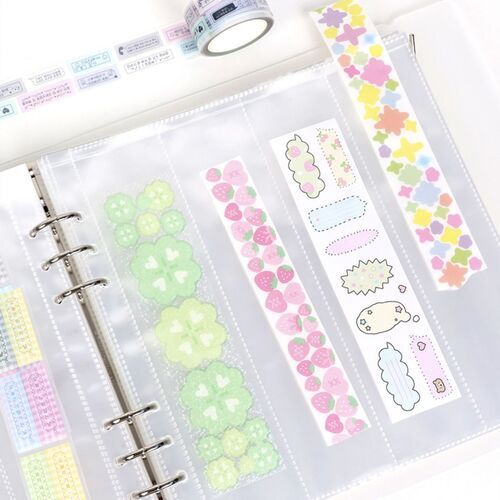 Basic 6 Ring A5 Wide Double-sided Pocket Refill - Image 17