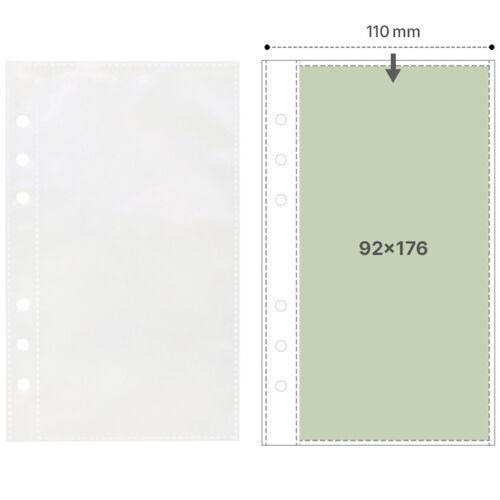 Double-sided 6 Ring A6 Pocket Refill - Image 3