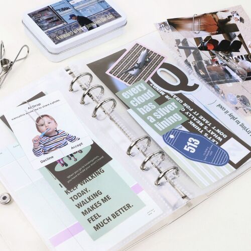 Double-sided 6 Ring A6 Pocket Refill - Image 8