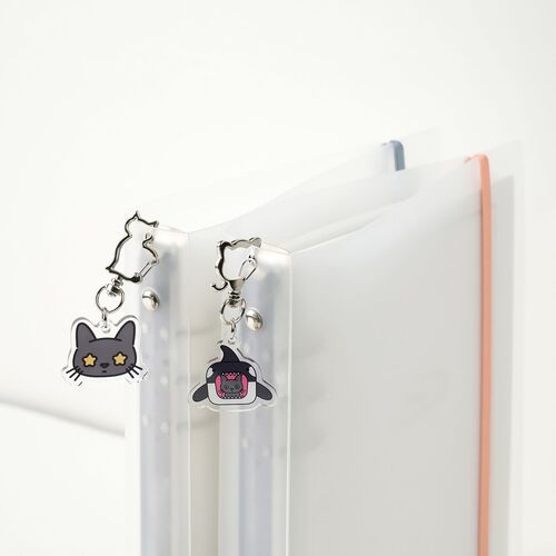 Lana Cat Pose Acrylic Key Ring - Image 7