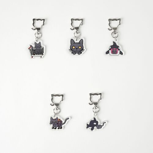 Lana Cat Pose Acrylic Key Ring - Image 5