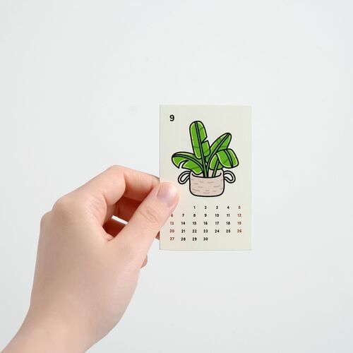 2026 Houseplant Mini Calendar Sheets - Image 2
