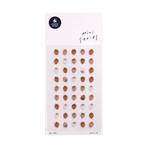 Mini Strawberry Deco Sticker