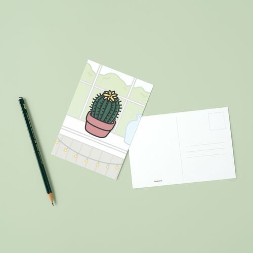 Cozy Home Houseplant Postcard - Image 8