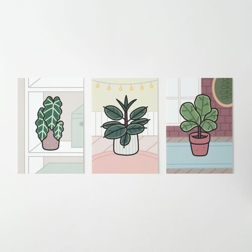 Cozy Home Houseplant Postcard - Image 6