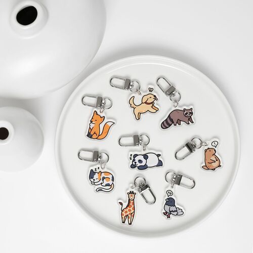 Animal Acrylic Key Ring - Image 13