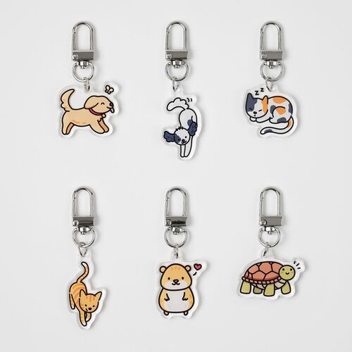 Animal Acrylic Key Ring - Image 5