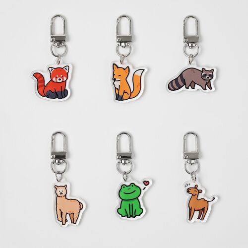 Animal Acrylic Key Ring - Image 8
