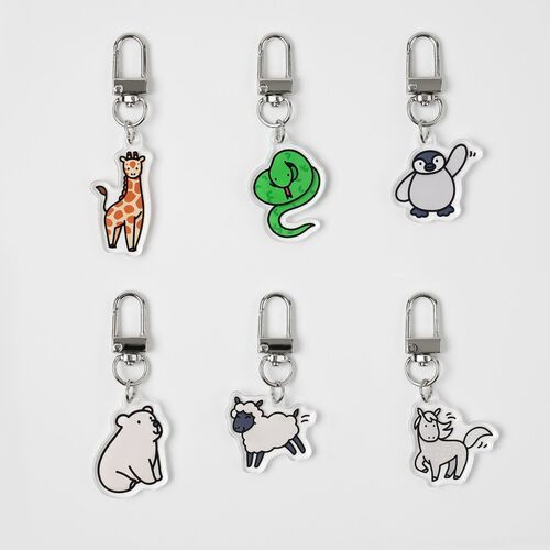 Animal Acrylic Key Ring - Image 9
