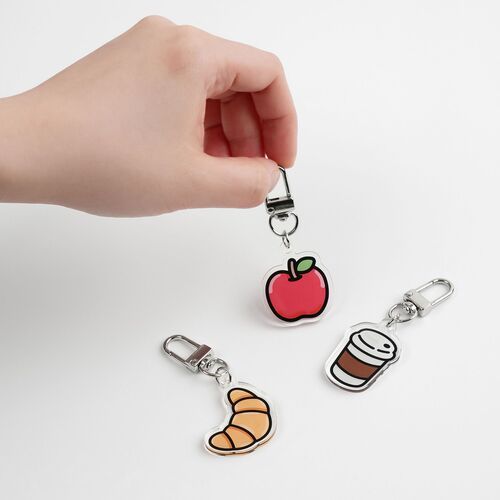 Food Acrylic Key Ring v2 - Image 3