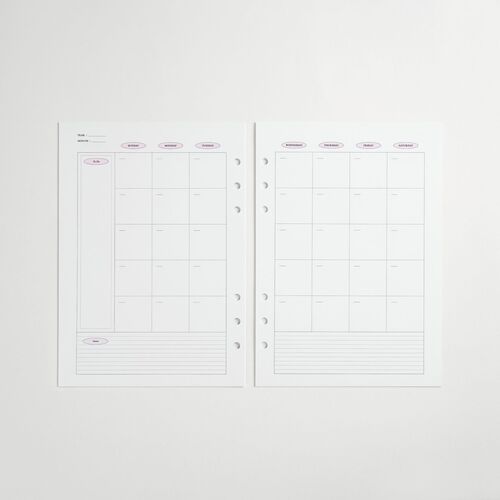 7pcs Basic 6 Ring A5 Binder Set - Image 19
