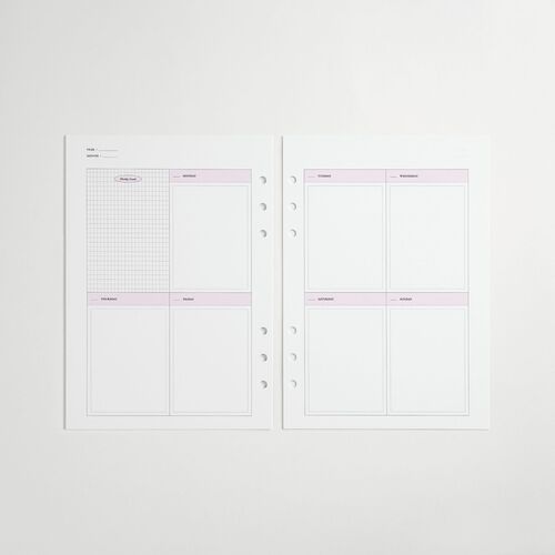 7pcs Basic 6 Ring A5 Binder Set - Image 20