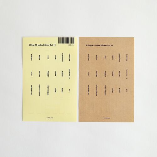 7pcs Basic 6 Ring A5 Binder Set - Image 14