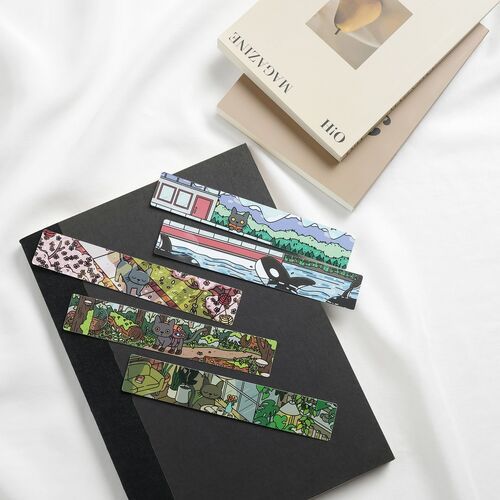 5pcs Cat in Seattle Bookmark Set - Image 2