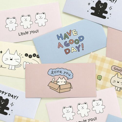 24pcs Doodle Gift Envelope Set - Image 3
