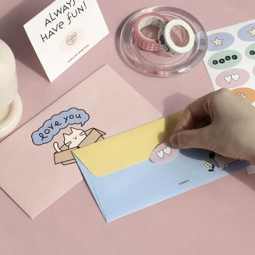 24pcs Doodle Gift Envelope Set - Image 4