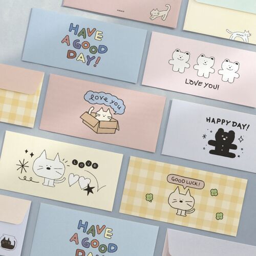 24pcs Doodle Gift Envelope Set - Image 13