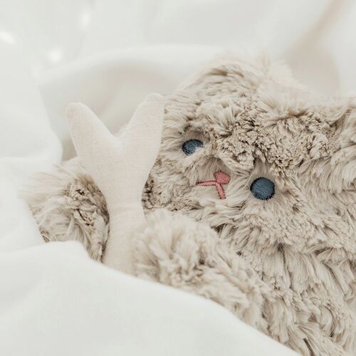 Piyo Cat Fur Zipper Clutch - Image 3