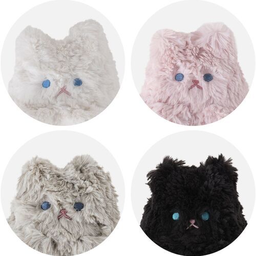 Piyo Cat Fur Zipper Clutch - Image 6
