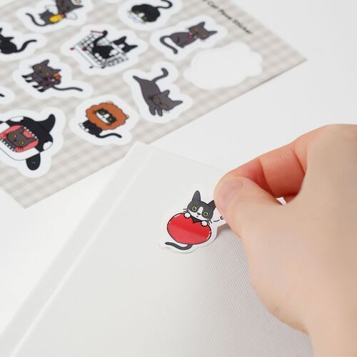 Lana & Tuxedo Cat Sticker