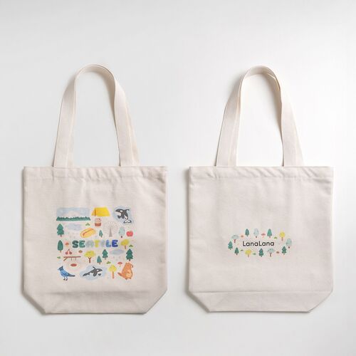 Seattle Love Tote Bag - Image 3