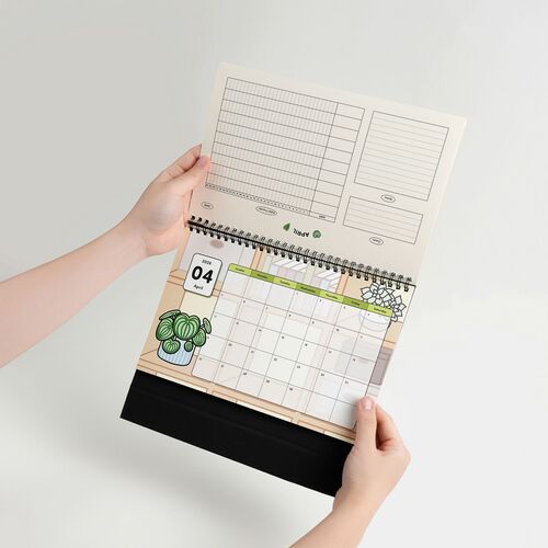 2026 Houseplant Large Spiral Calendar - Image 3