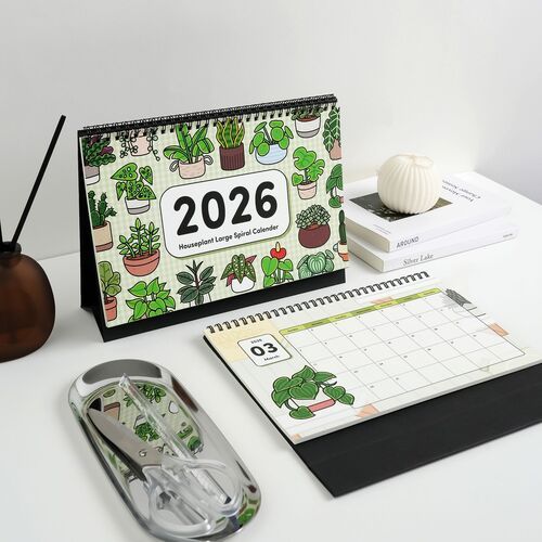 2026 Houseplant Large Spiral Calendar - Image 1