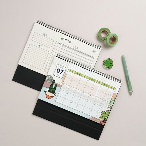 2026 Houseplant Large Spiral Calendar - Image 5