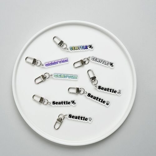 Seattle Acrylic Key Ring - Image 6